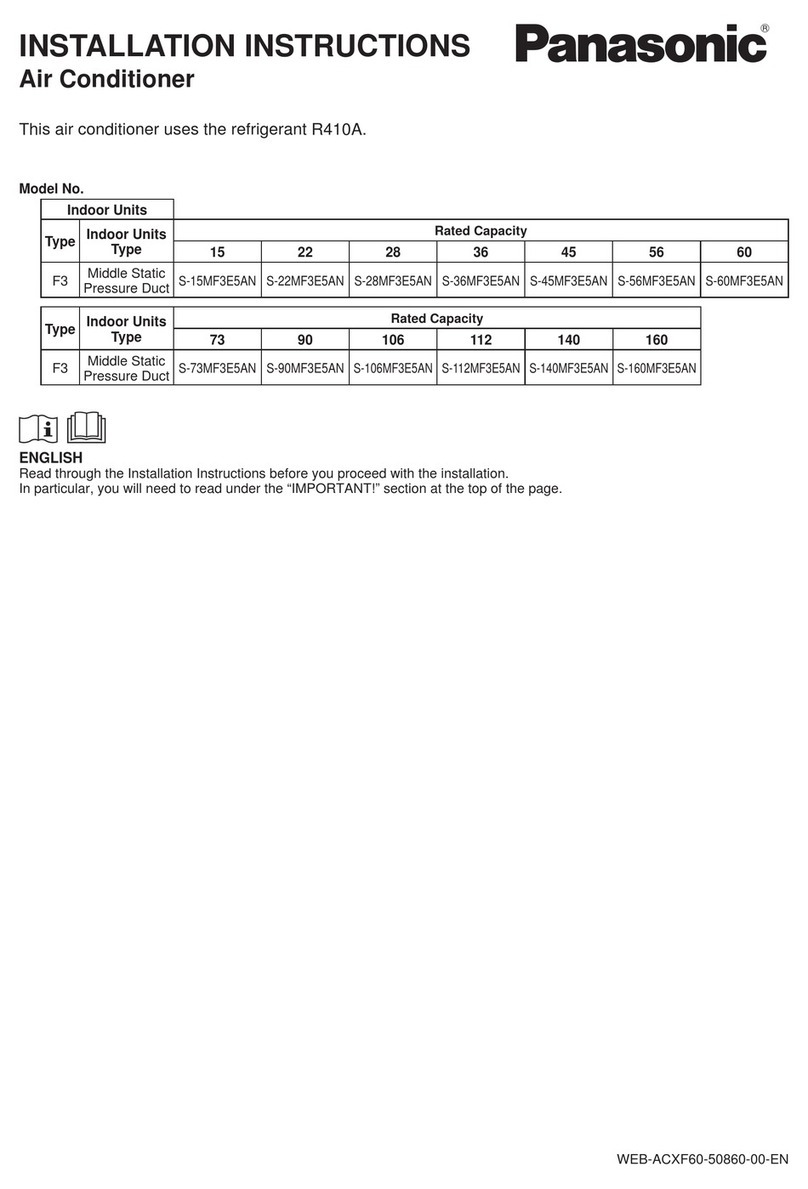 Panasonic S-15MF3E5AN User manual