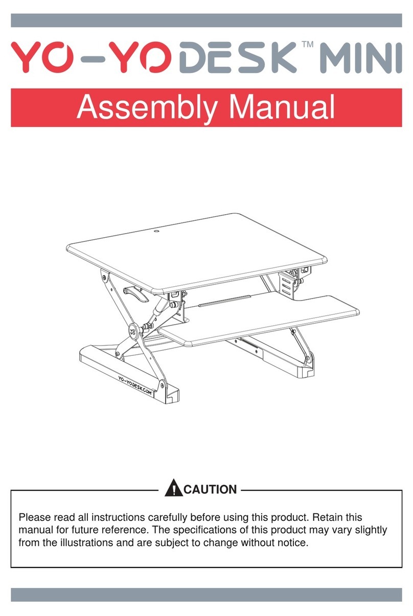 Yo-Yo Desk MINI Assembly manual Yo-Yo Desk MINI Assembly manual