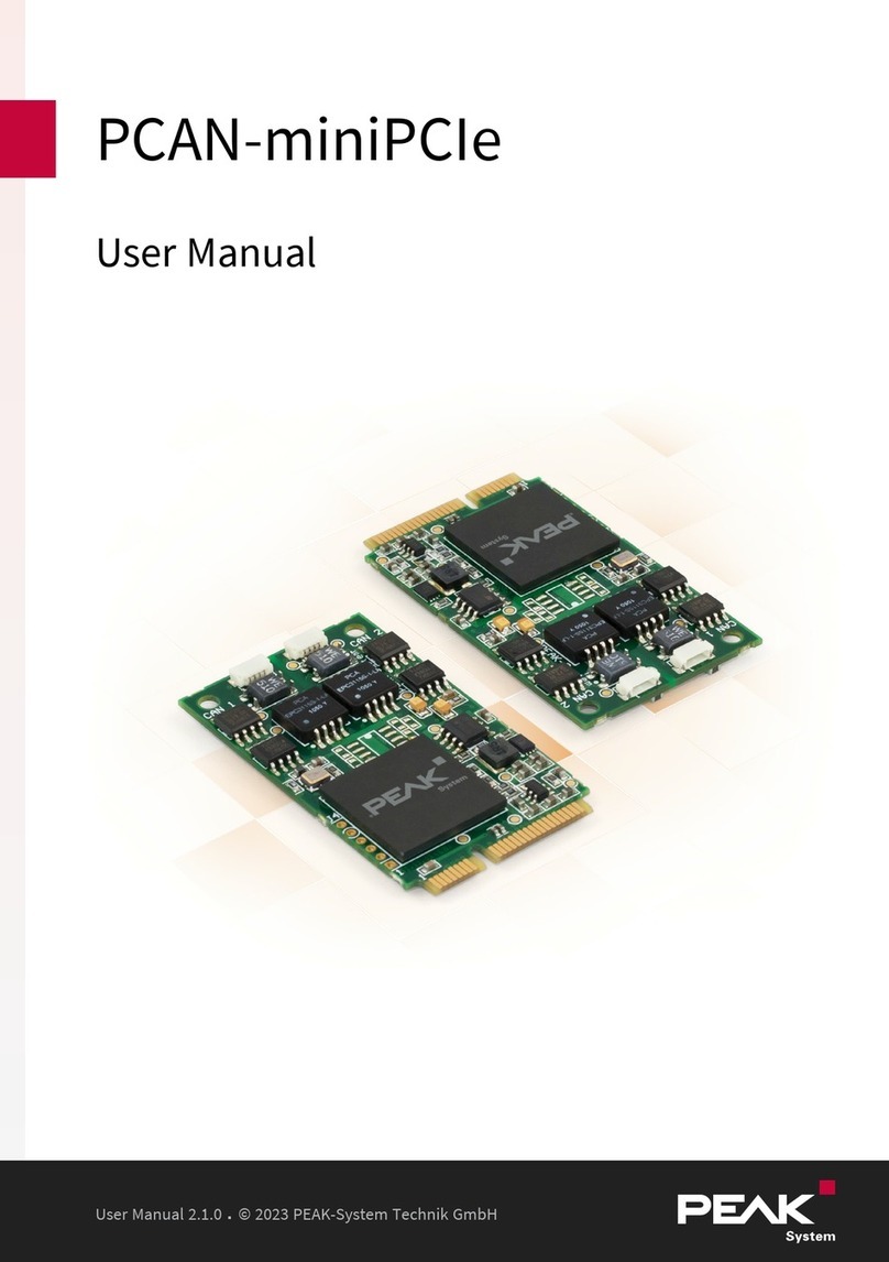 Peak PCAN-miniPCIe user manual