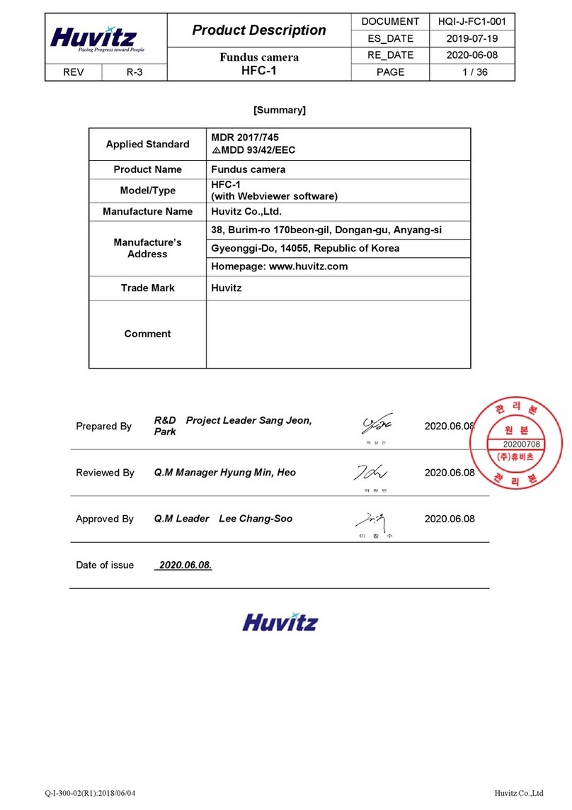 Huvitz HFC-1 manual