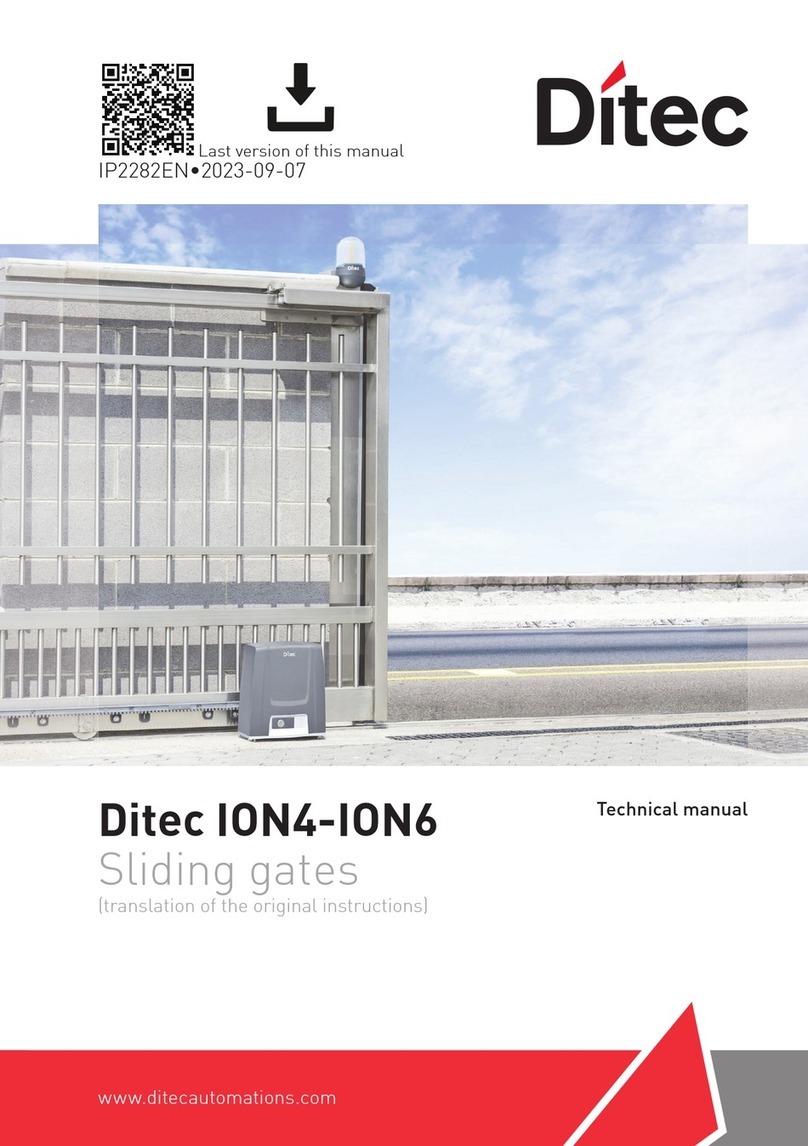 DITEC ION4 User manual