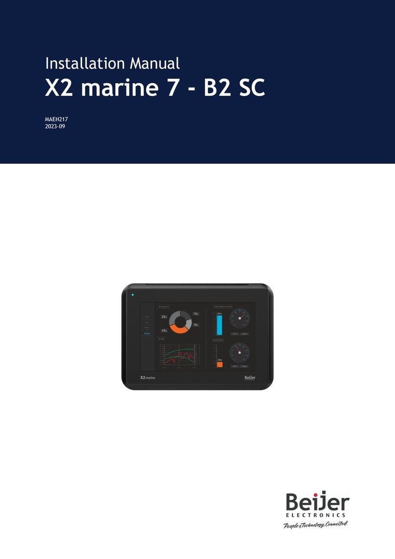 Beijer Electronics X2 control User manual
