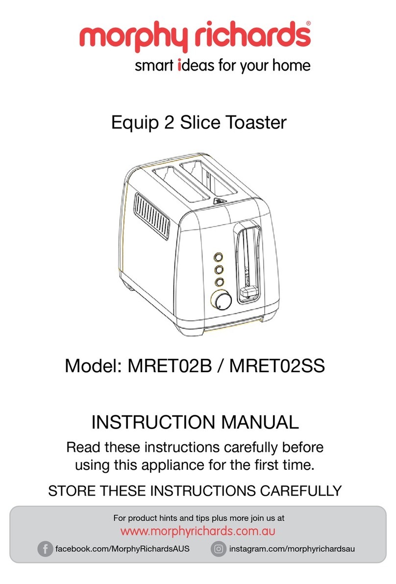Morphy Richards MRET02SS User manual