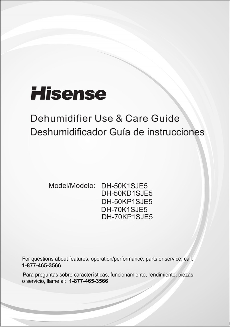 Hisense DH-50K1SJE5 Use & care guide