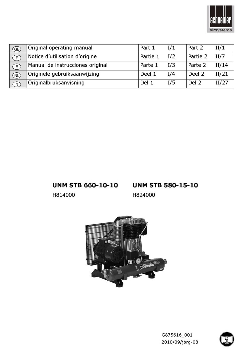 Schneider Airsystems UNM STB 660-10-10 Installation instructions Schneider Airsystems UNM STB 660-10-10 Installation instructions