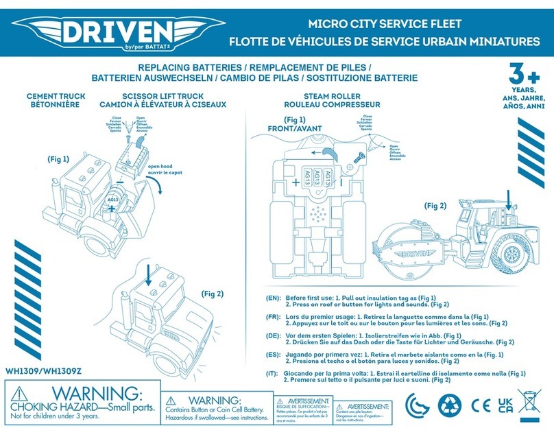 battat DRIVEN MICRO CITY SERVICE FLEET manual battat DRIVEN MICRO CITY SERVICE FLEET manual