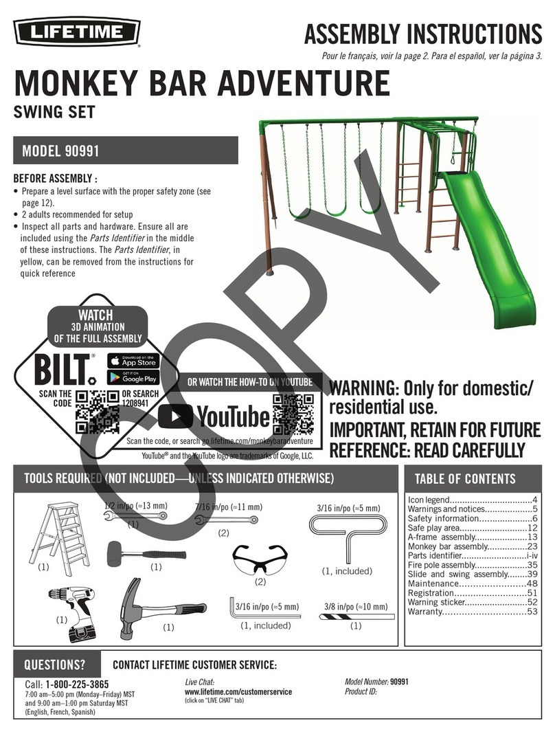Lifetime 90991 Assembly instructions