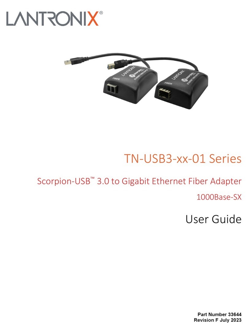 Lantronix Scorpion-USB TN-USB3 01 Series user guide