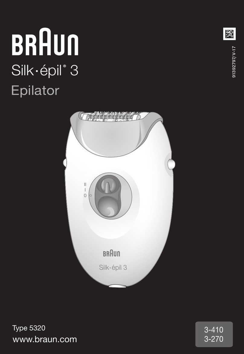 Braun Silk-epil 3-410 manual