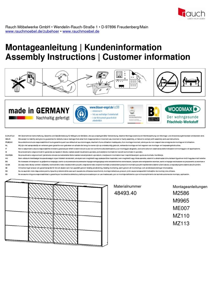 Rauch M2586 Assembly instructions
