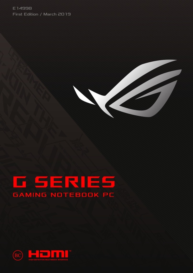 Asus ROG Zephyrus M G Series manual