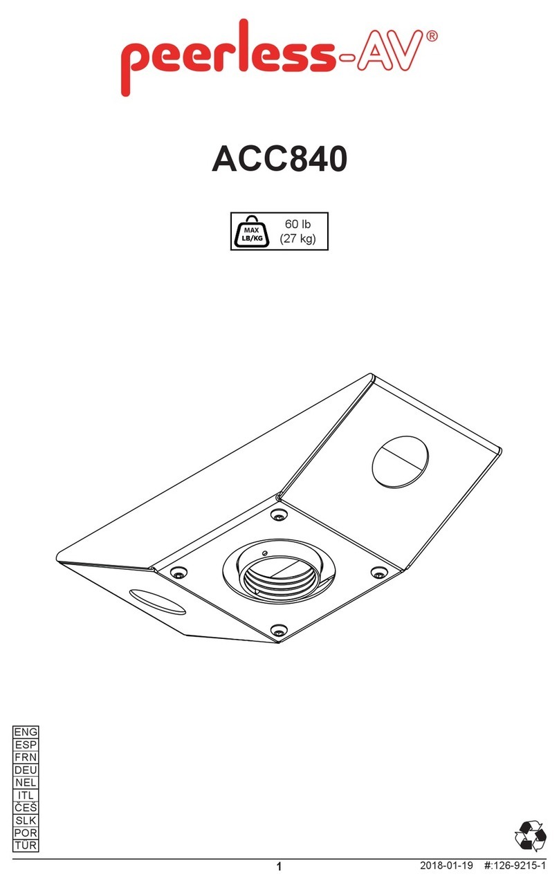 peerless-AV ACC840 manual