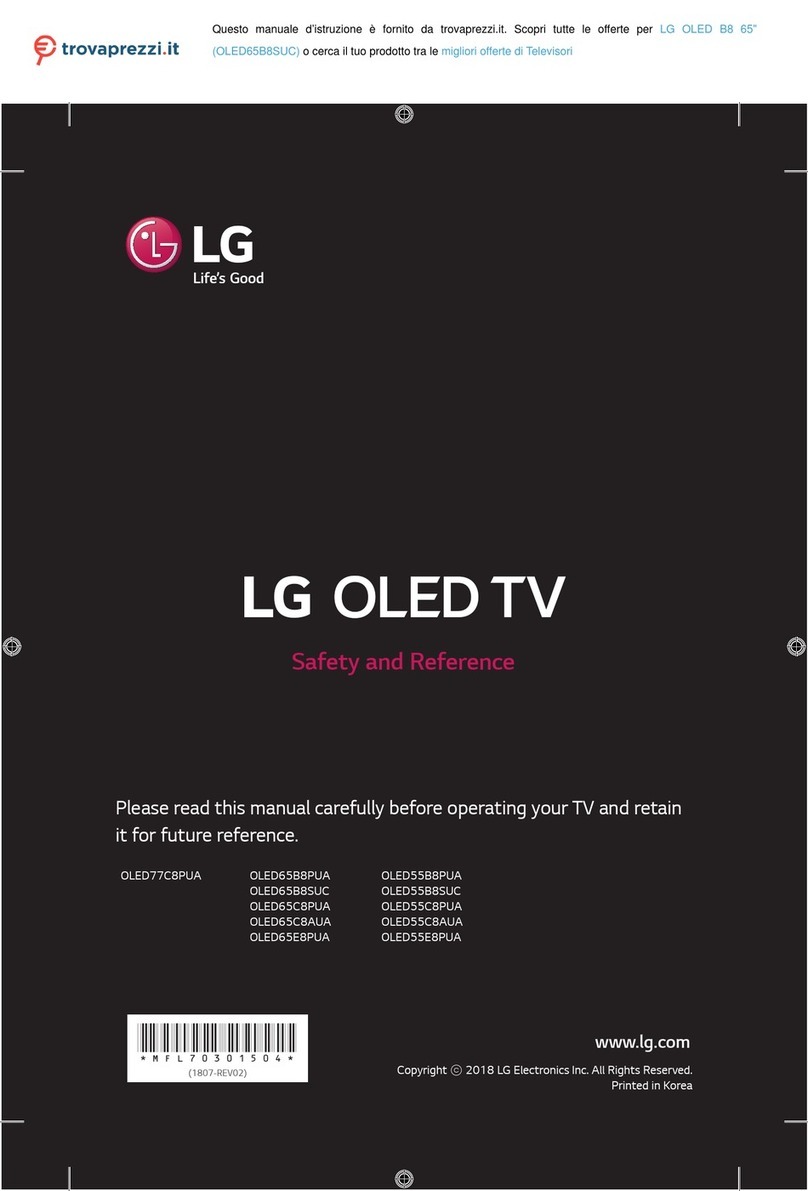 LG OLED65C8PUA Parts list manual