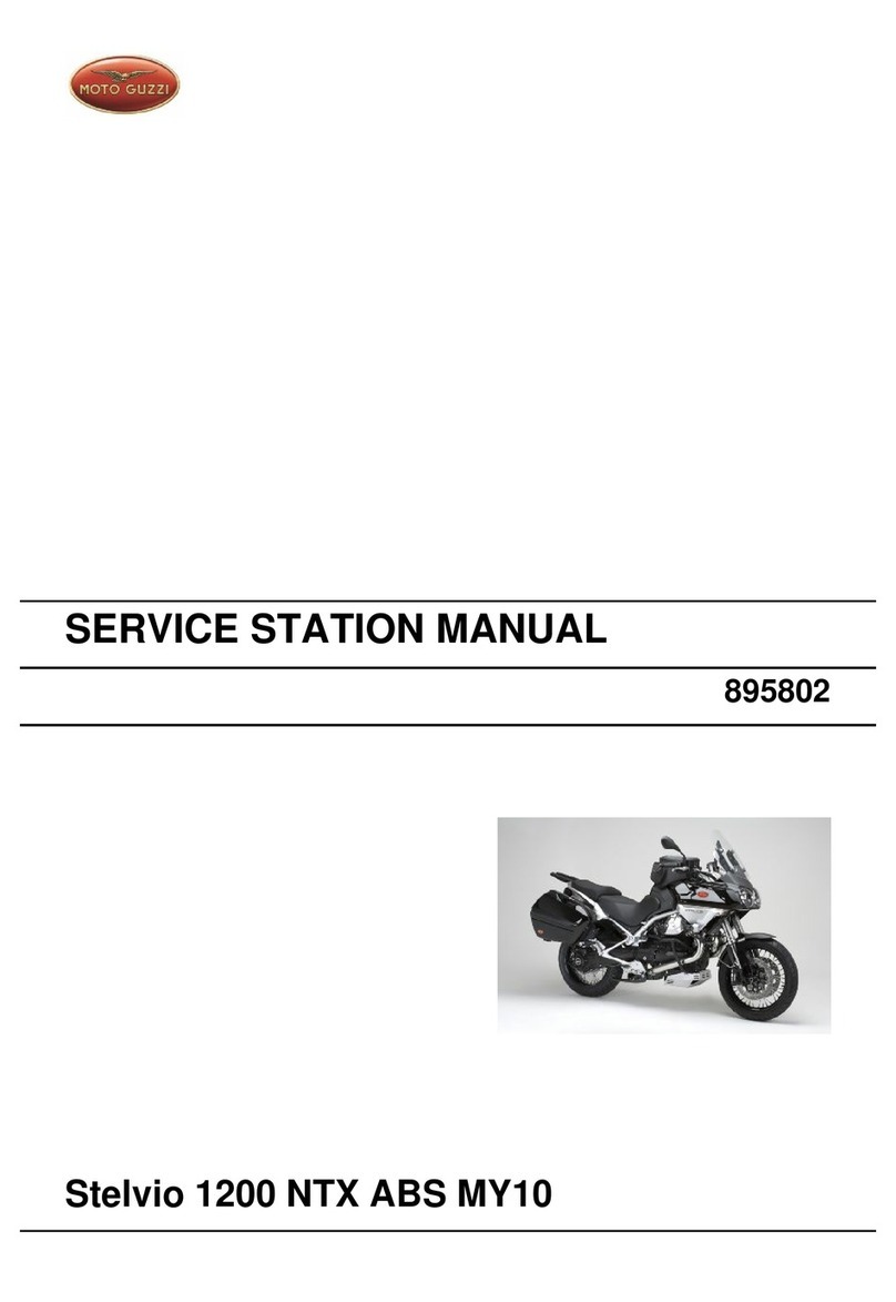 MOTO GUZZI Stelvio 1200 NTX ABS MY10 Service station manual