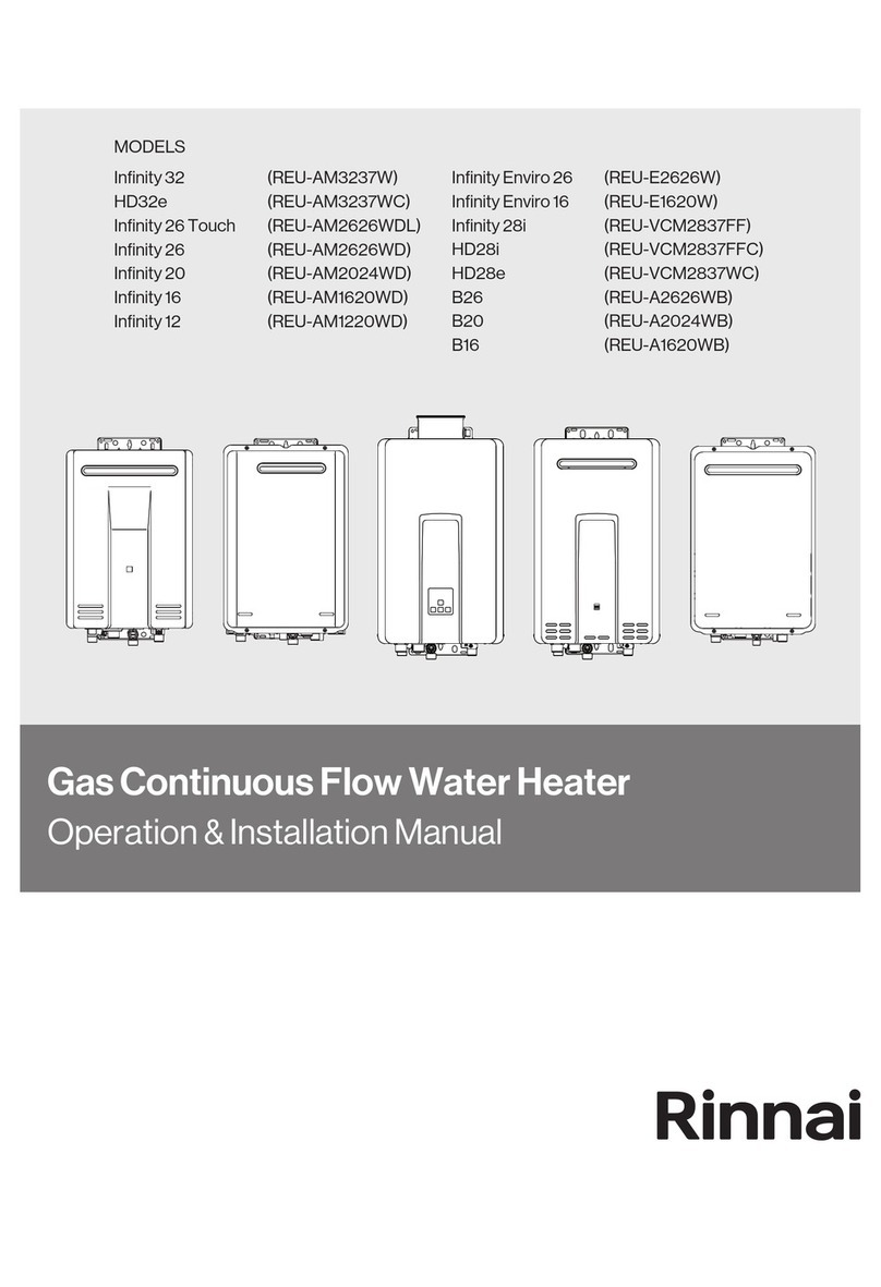 Rinnai HD32e Operation & installation manual Rinnai HD32e Operation & installation manual