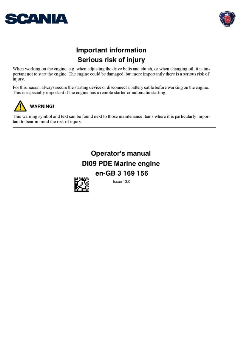 Scania DI09 PDE User manual