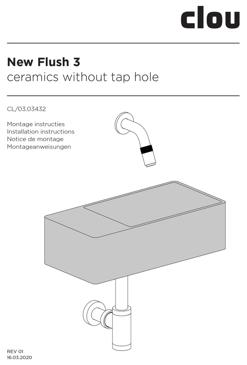 Clou New Flush 3 CL/03.03432 User manual