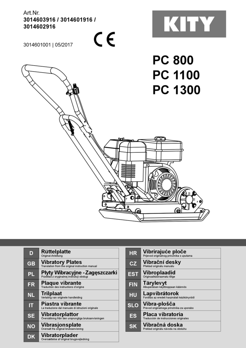 Kity PC 800 Translation from the original instruction manual Kity PC 800 Translation from the original instruction manual