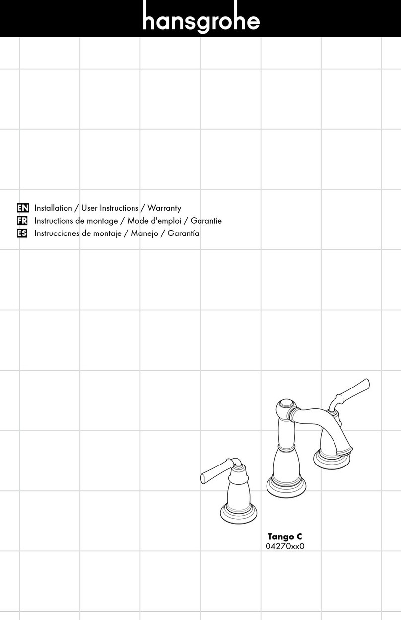 Hans Grohe Tango C 04270 0 Series Instruction Manual Hans Grohe Tango C 04270 0 Series Instruction Manual