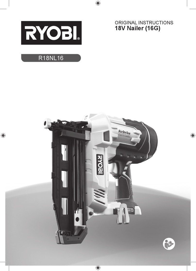 Ryobi R18NL16 Original instructions