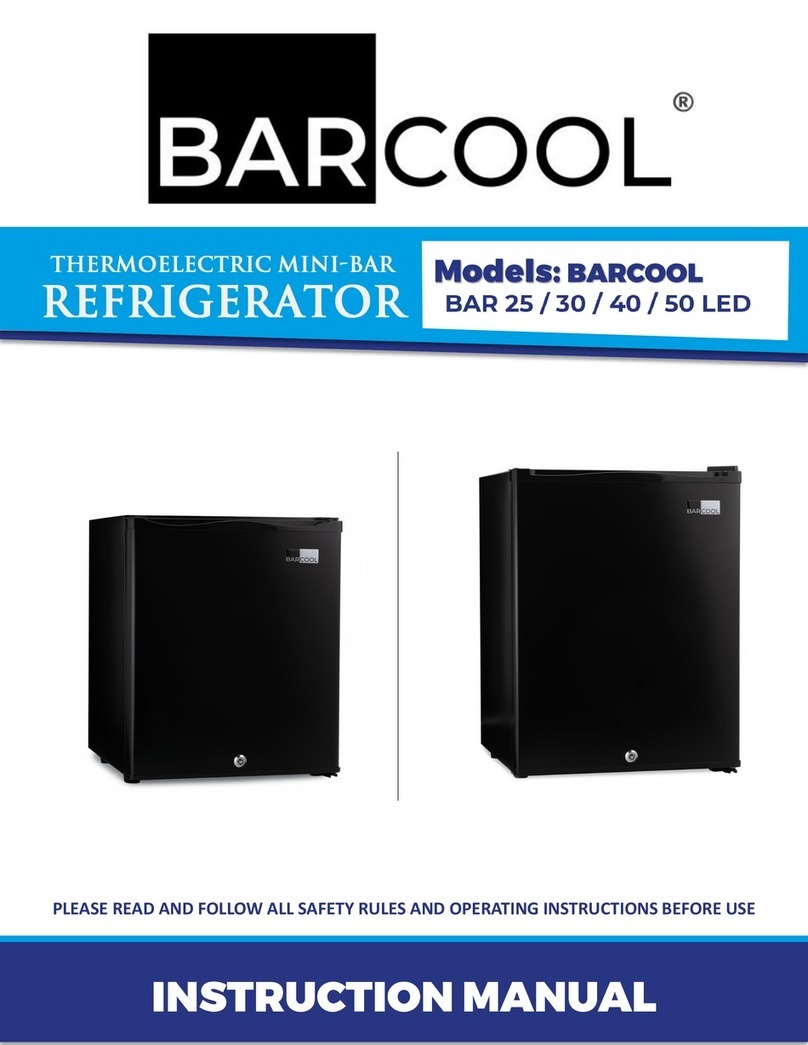 Barcool BAR 25 LED User manual