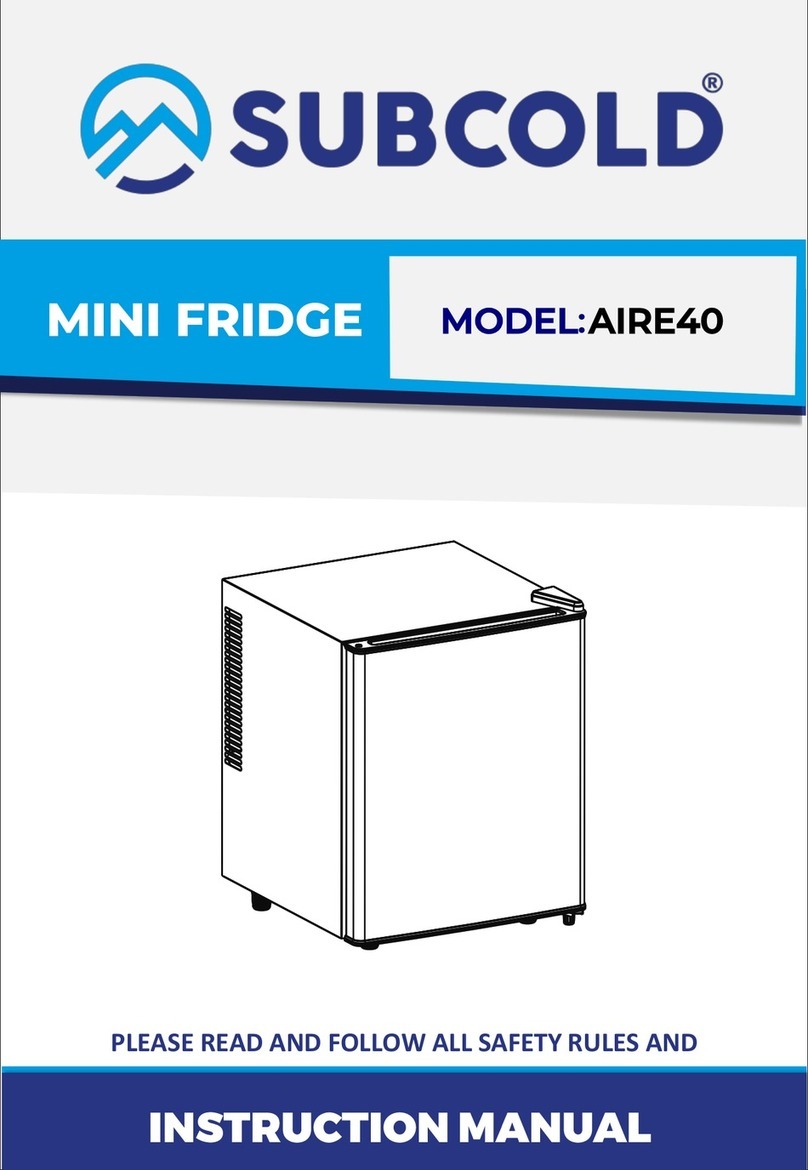 Subcold AIRE40 instruction manual