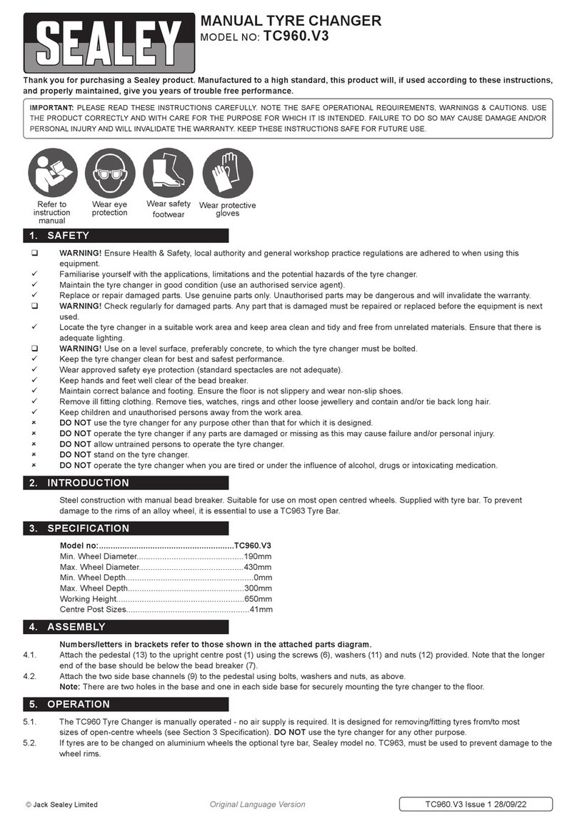 Sealey TC960.V3 User manual