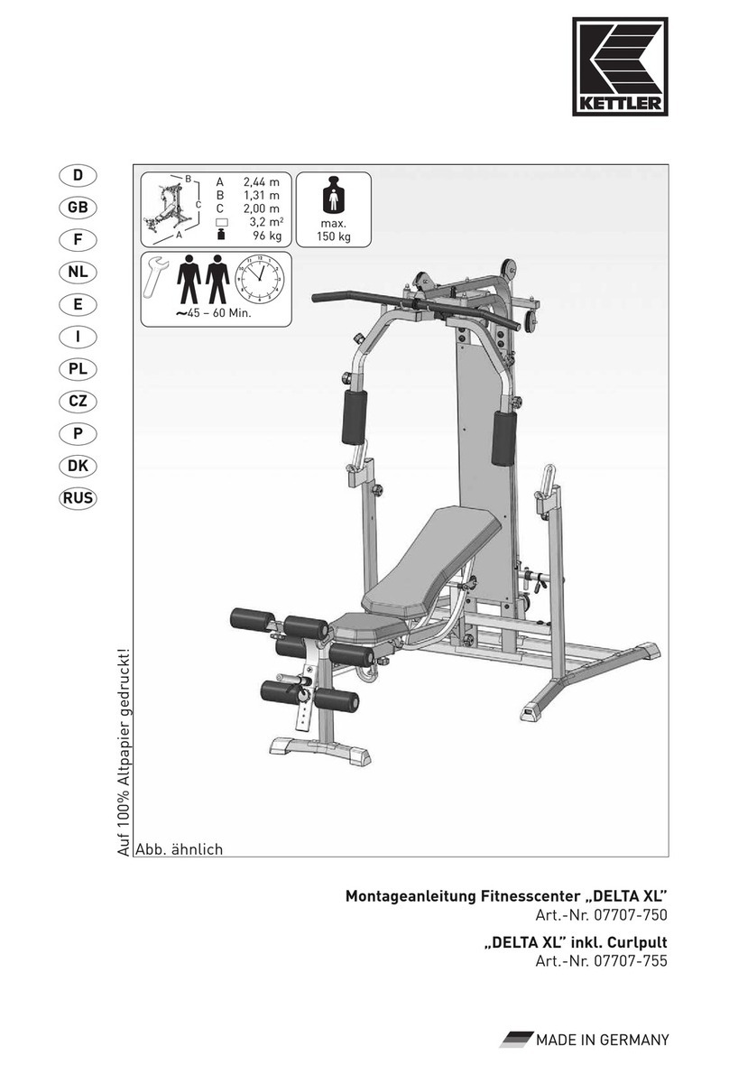 Kettler DELTA XL 07707-750 manual