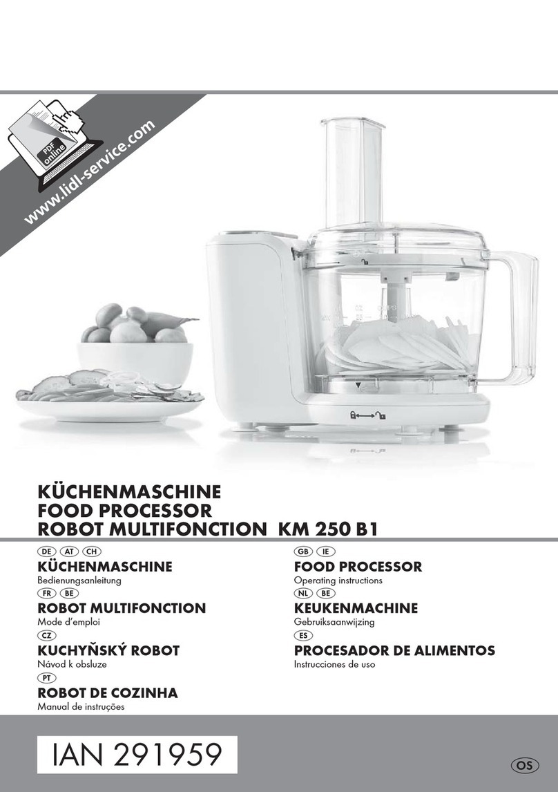 lidl KM 250 B1 operating instructions