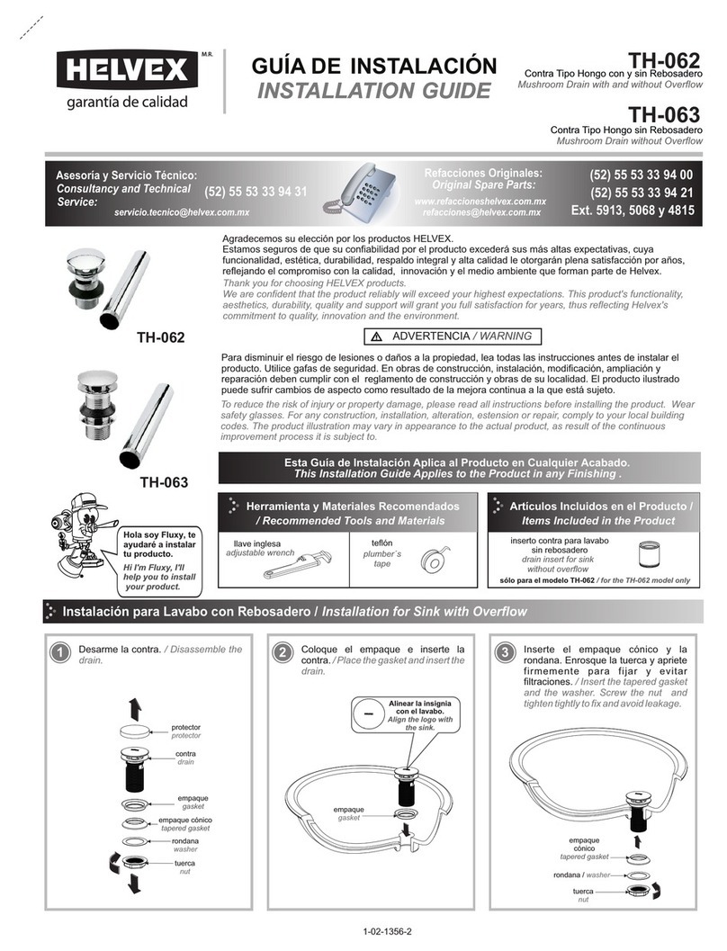 Helvex TH-062 User manual