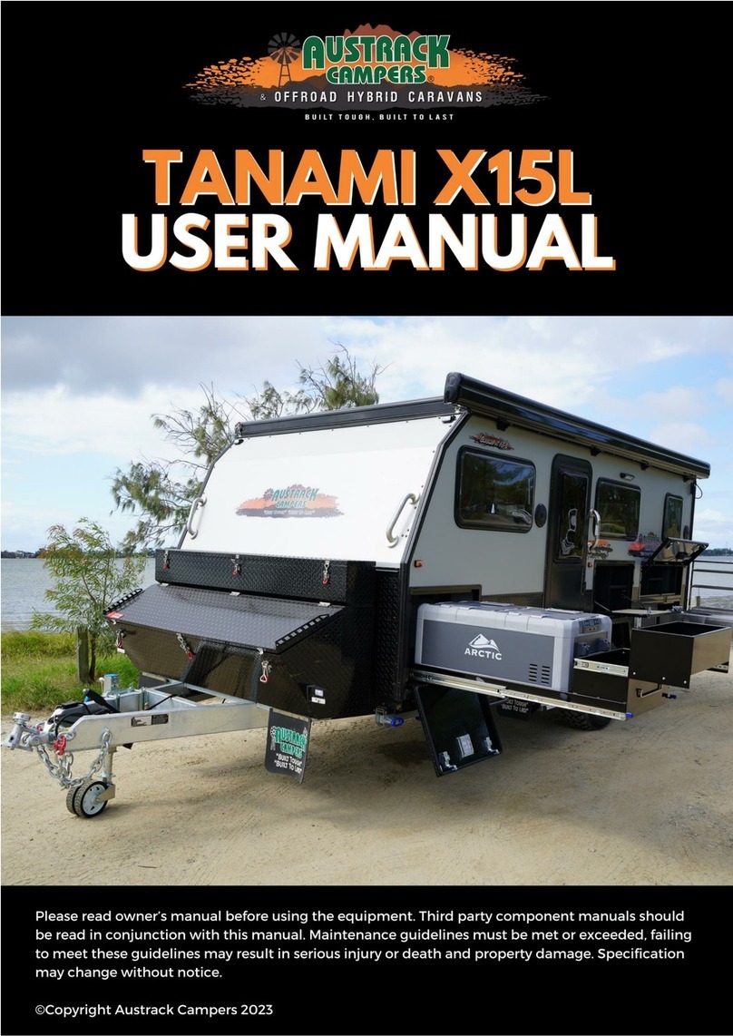AUSTRACK CAMPERS TANAMI X15L user manual