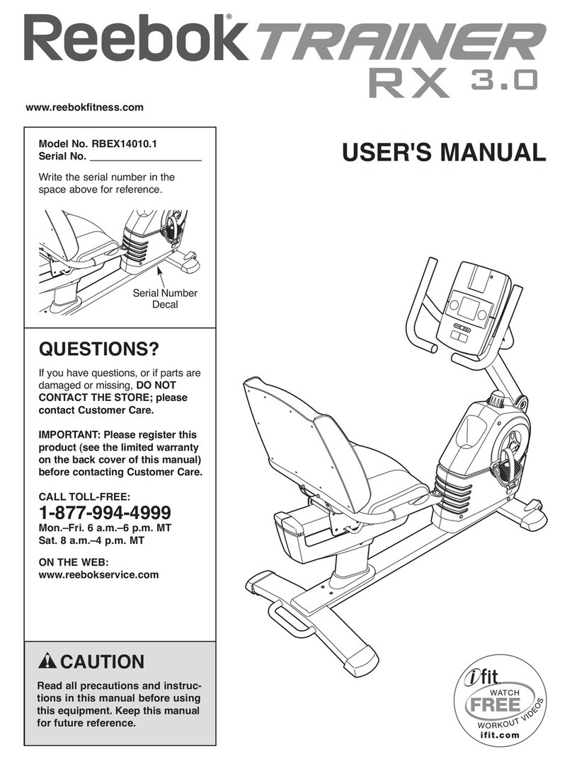Pro-Form Trainer RX 3.0 user manual