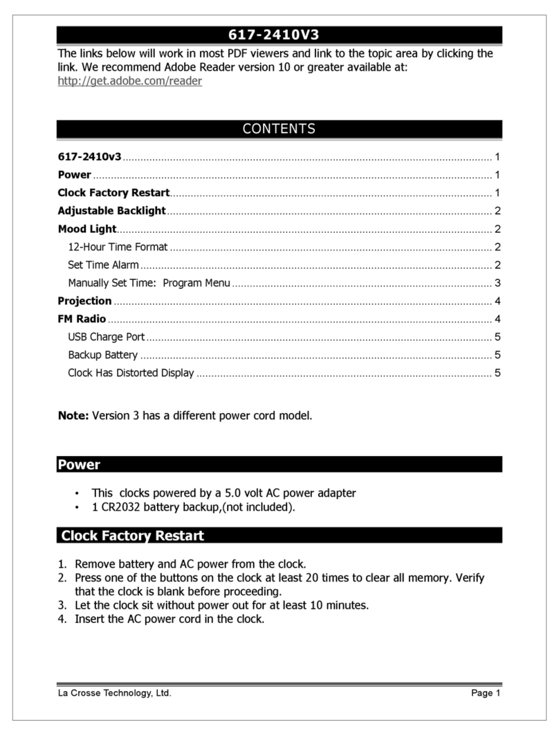 La Crosse Technology 617-2410V3 User manual