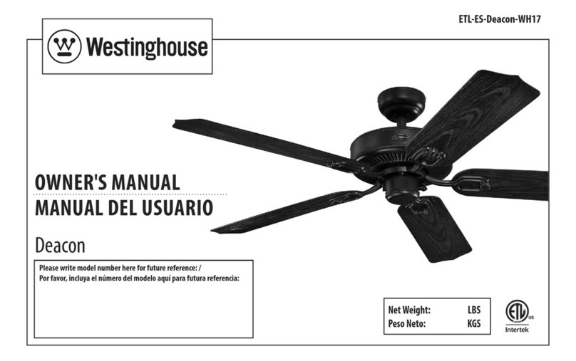 Westinghouse Deacon owner's manual