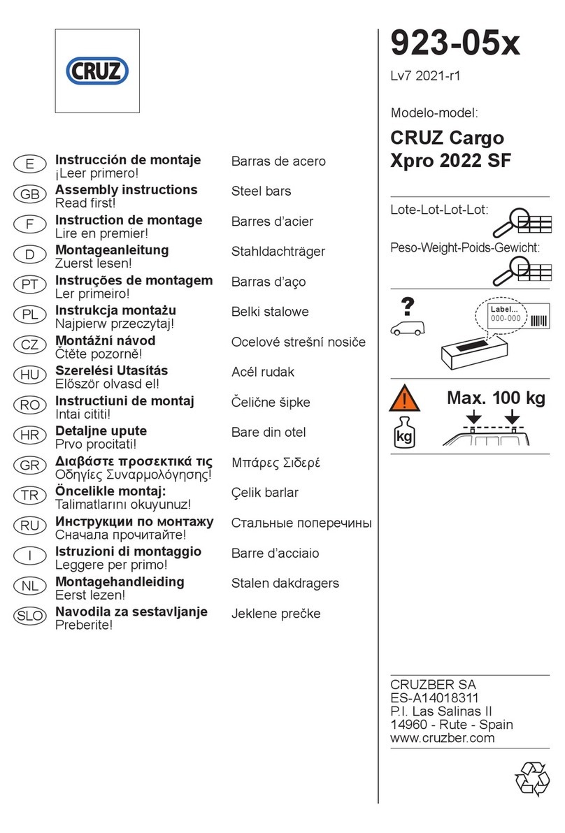 Cruz 923-05x User manual Cruz 923-05x User manual