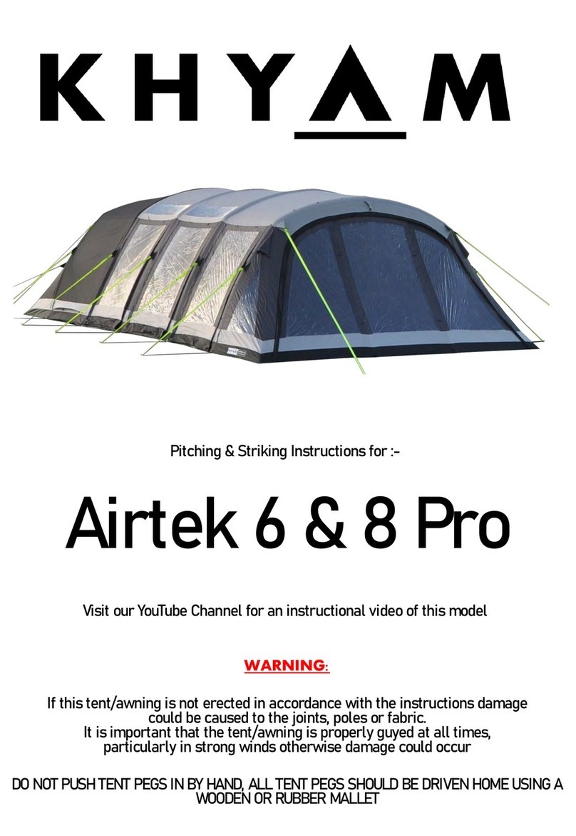 Khyam Airtek 6 Pro User manual