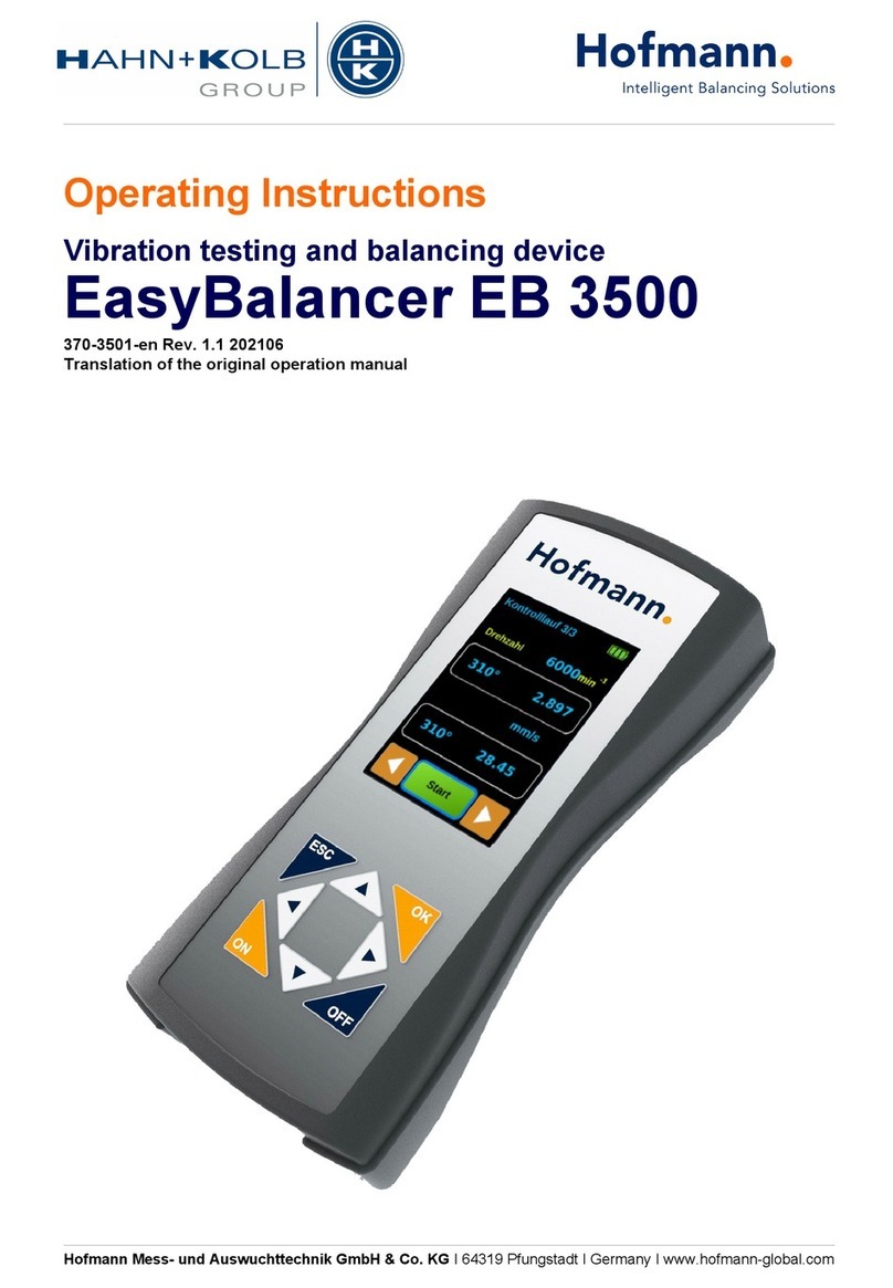 Hofmann EasyBalancer EB 3500 User manual