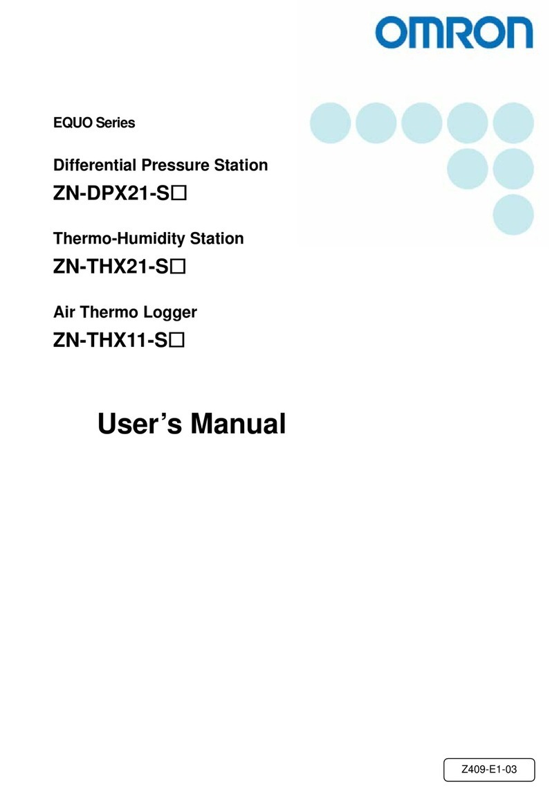 Omron ZN-DPX21-S Series User manual