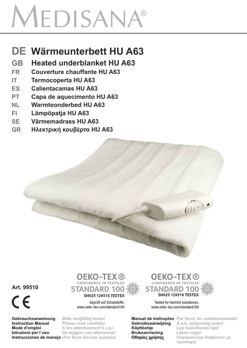 Medisana HU A63 instruction manual