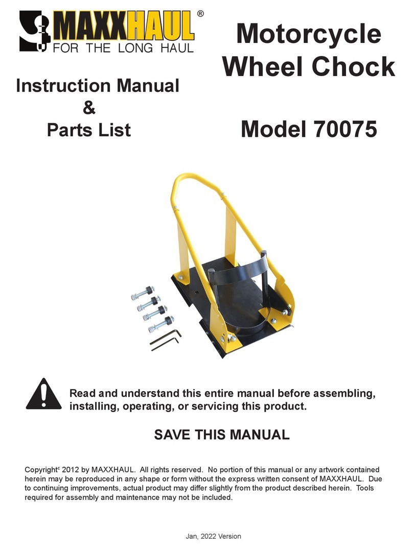 Maxxhaul 70075 User manual