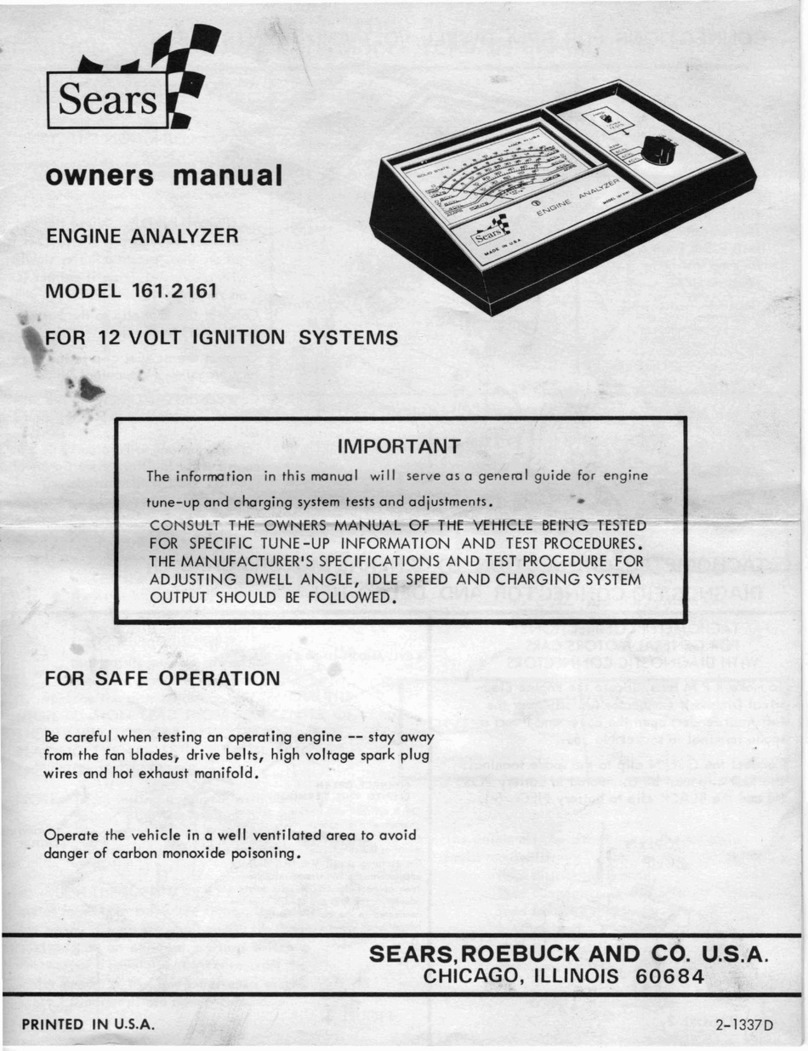 Sears 161.2161 owner's manual Sears 161.2161 owner's manual