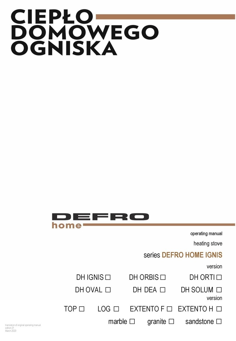 Defro Home IGNIS Series operating manual Defro Home IGNIS Series operating manual