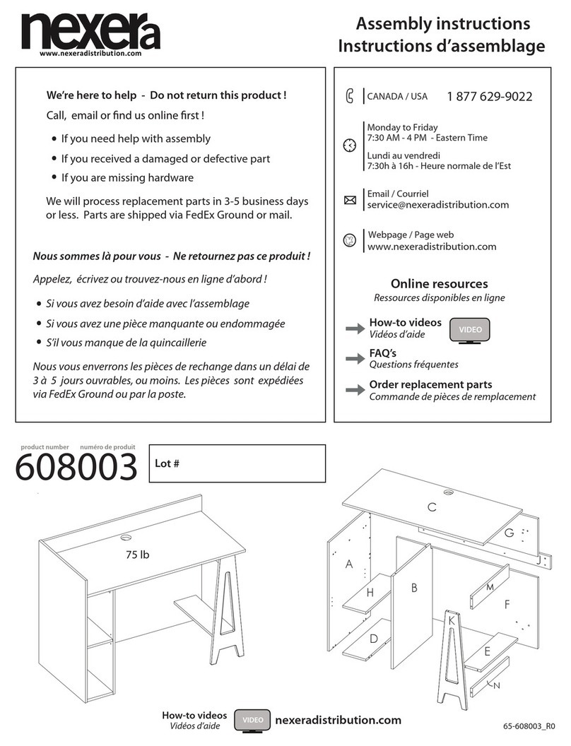 NEXERa Nordika D08H1N2L Assembly instructions NEXERa Nordika D08H1N2L Assembly instructions