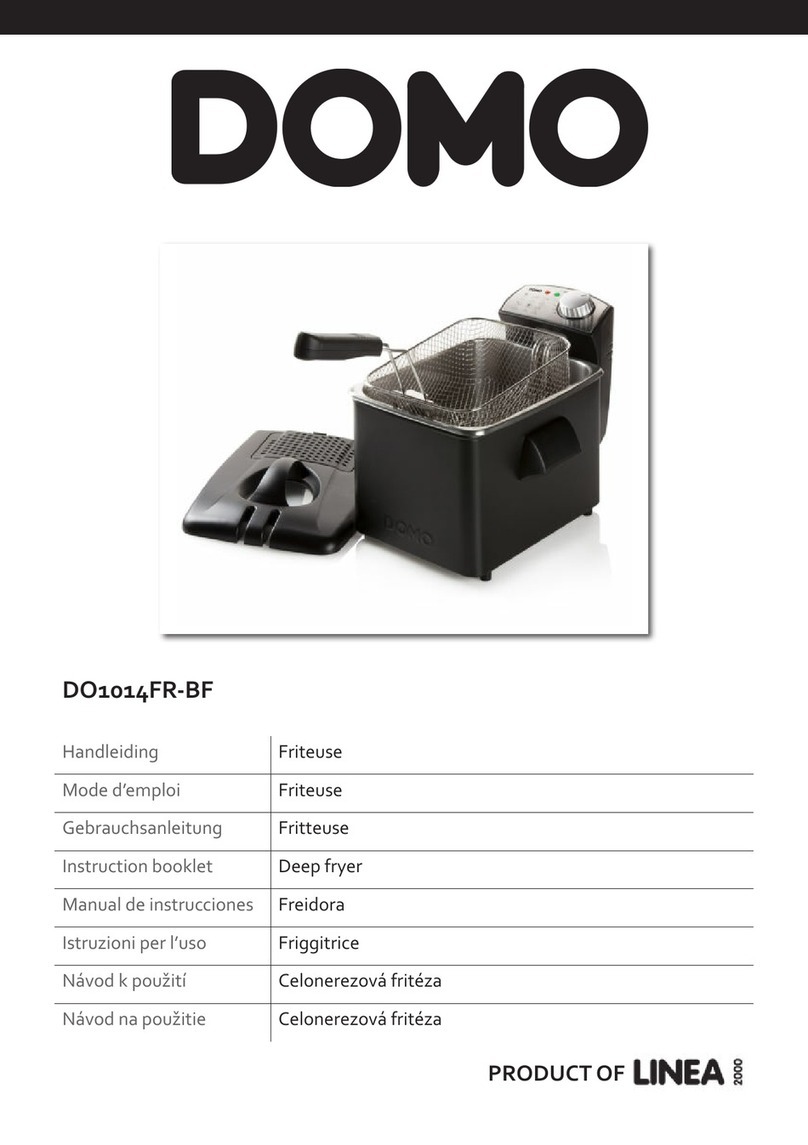 Linea 2000 DOMO DO1014FR-BF Instruction booklet
