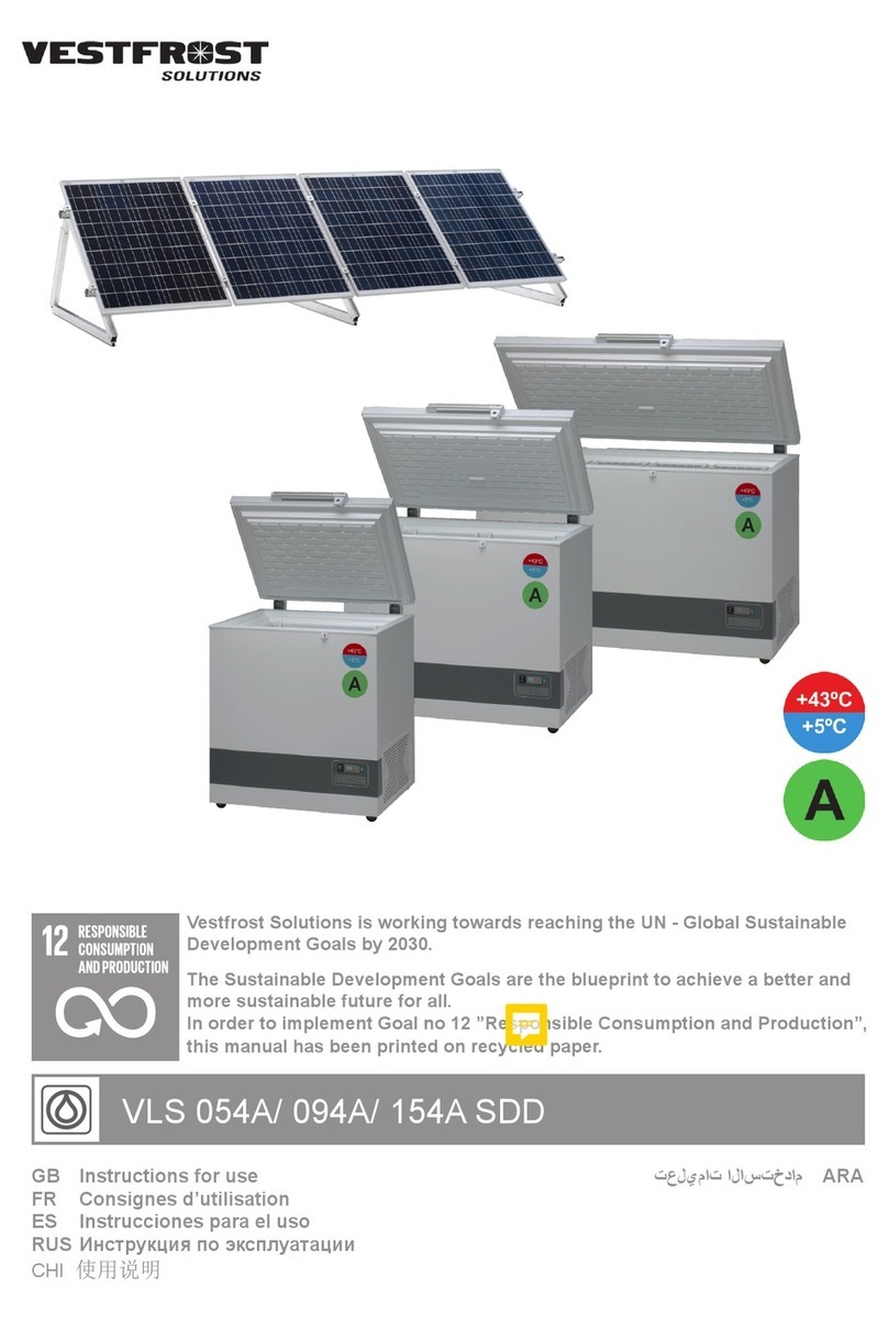 Vestfrost VLS 054A Instructions for use