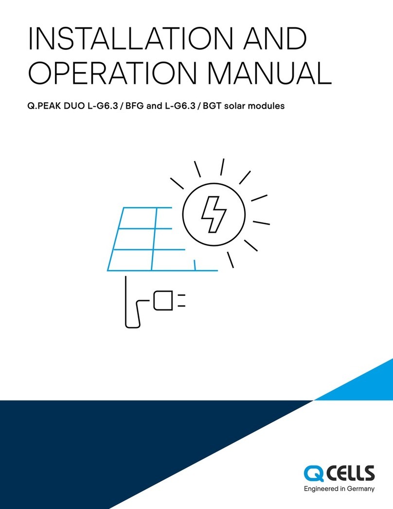 Qcells Q.PEAK DUO L-G6.3 / BFG User manual