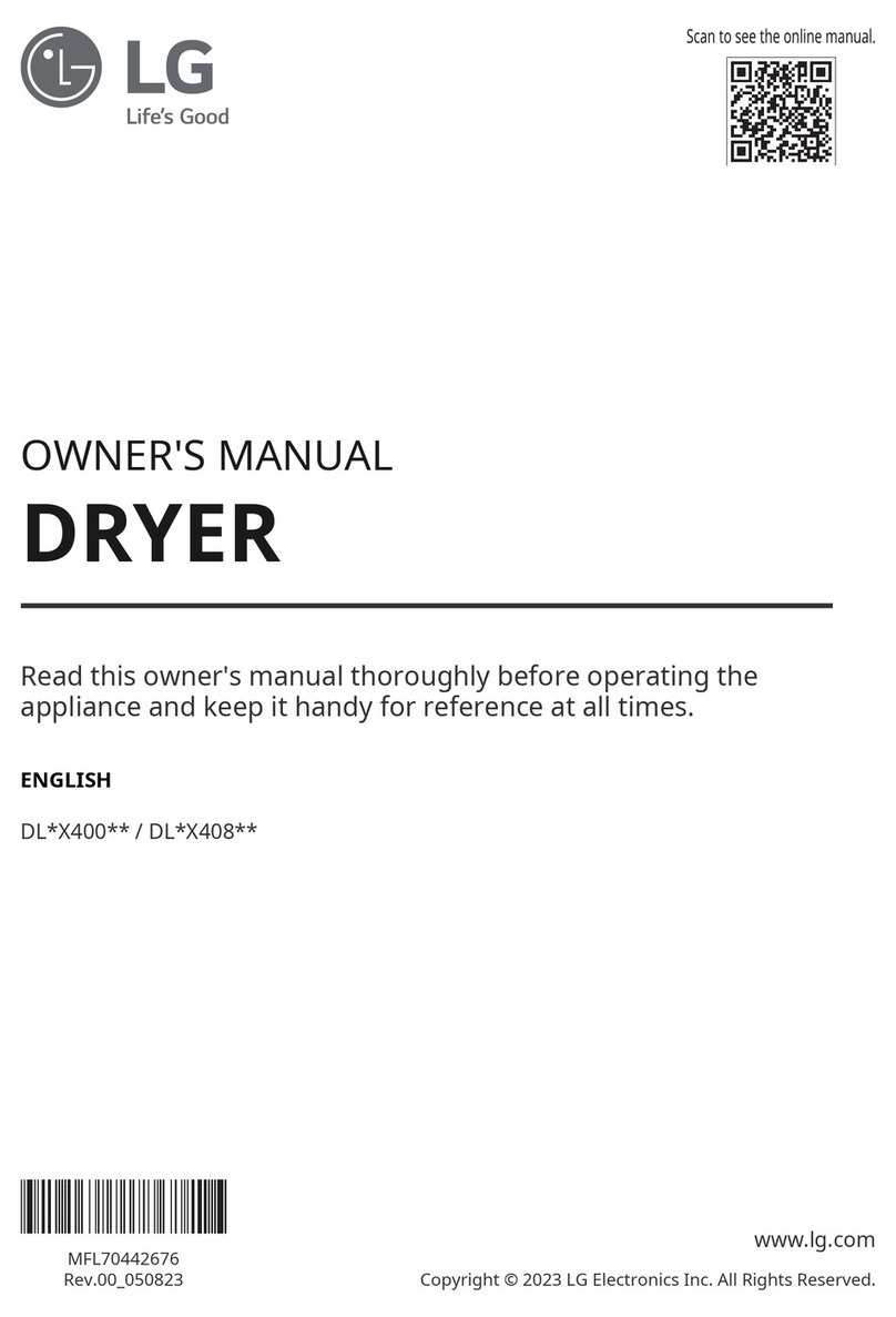 LG DL X400 Series owner's manual