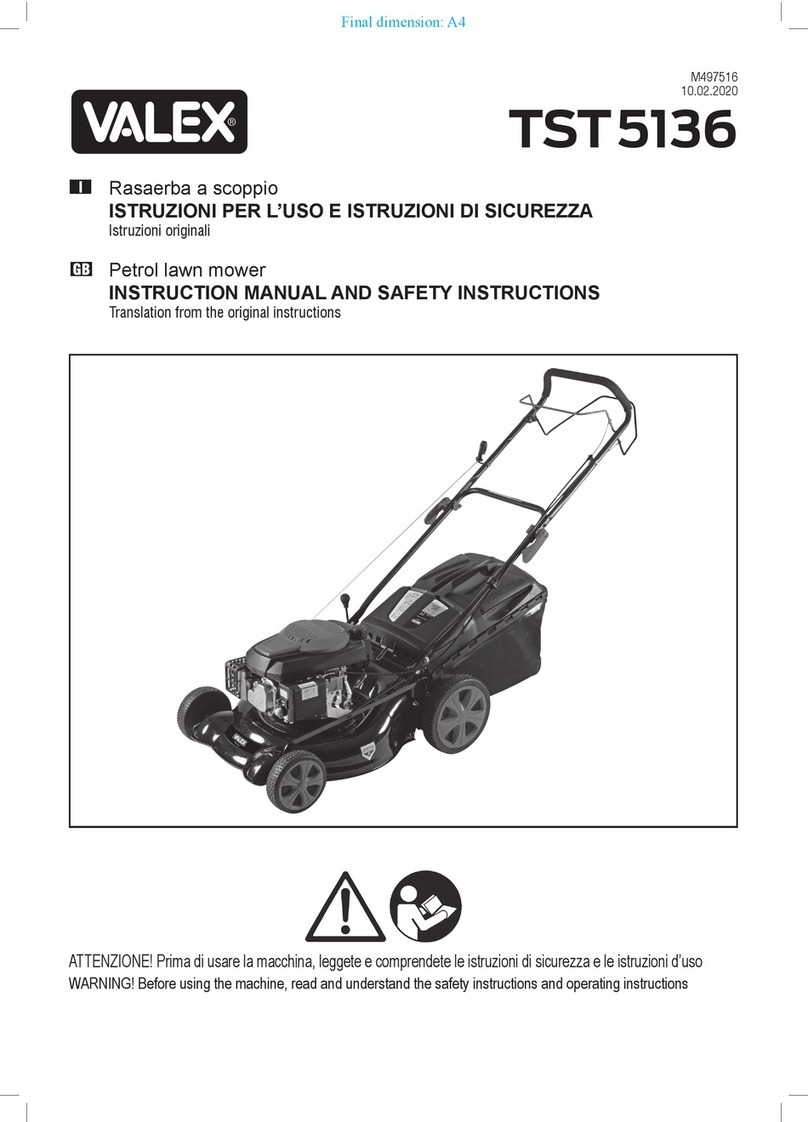 Valex TST5136 Operator's manual