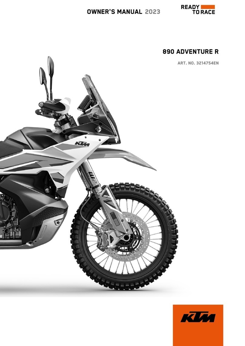 KTM 890 ADVENTURE R 2023 User manual