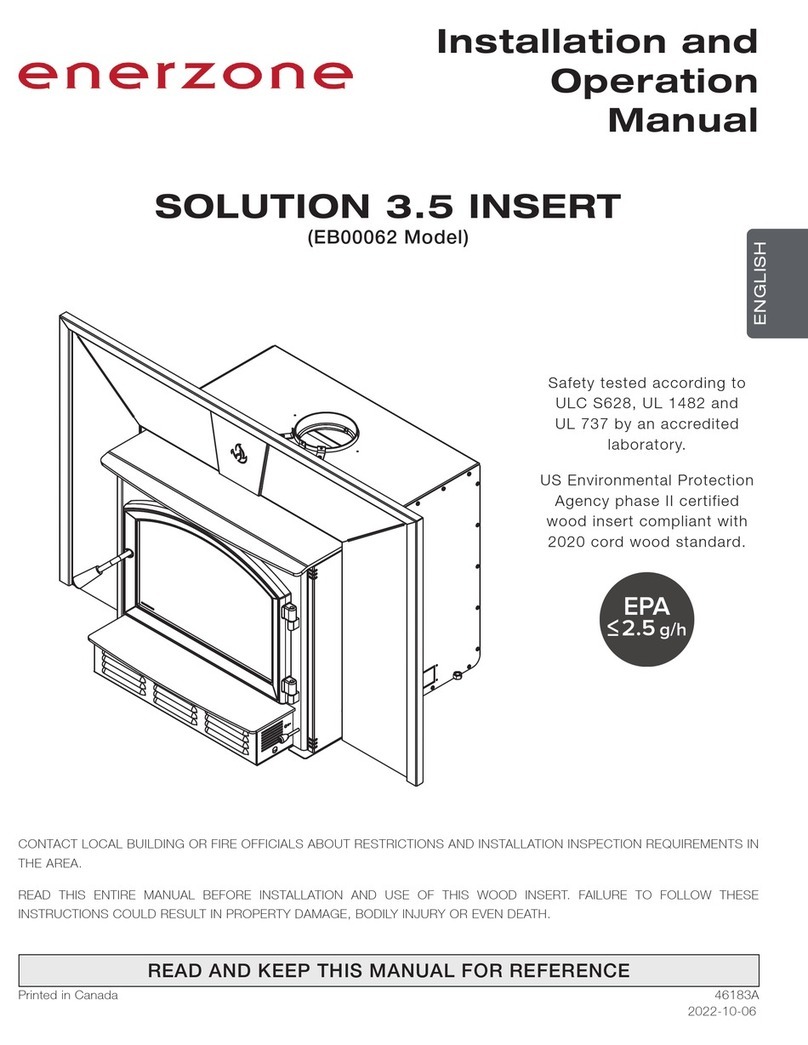 Enerzone SOLUTION 3.5 INSERT User manual Enerzone SOLUTION 3.5 INSERT User manual